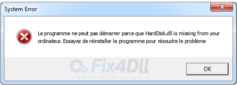 HardDisk.dll manquant