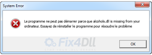 alcoholx.dll manquant