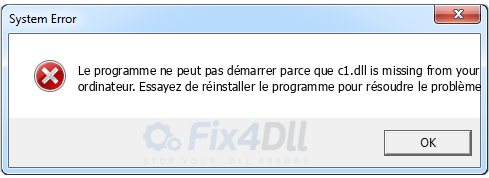 c1.dll manquant