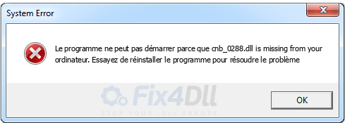 cnb_0288.dll manquant