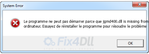jgmd400.dll manquant
