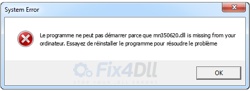mn350620.dll manquant