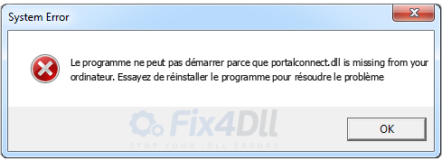 portalconnect.dll manquant