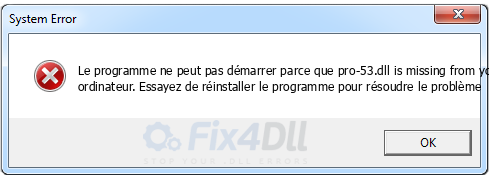 pro-53.dll manquant